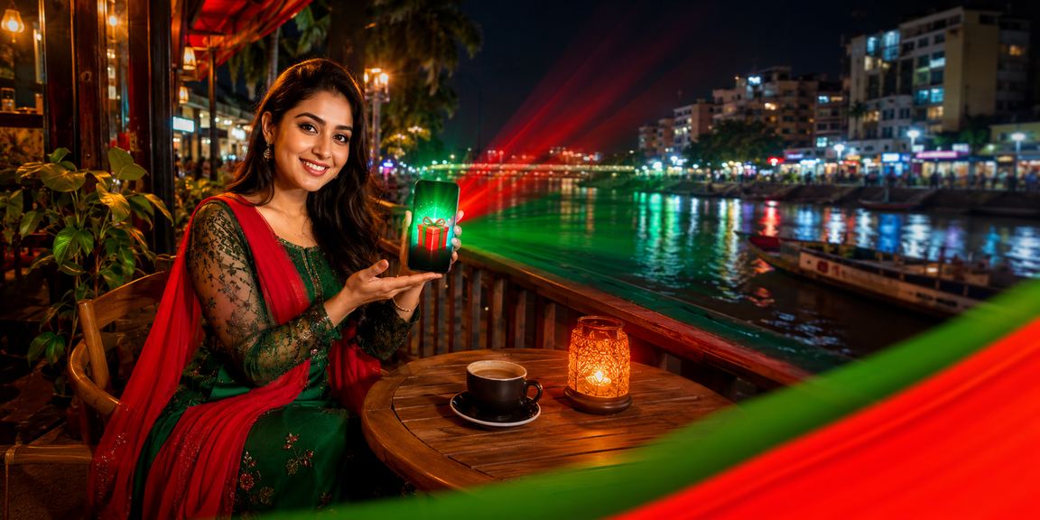 কুমিল্লায় ক্যাসিনো বেটিং লাল সবুজ থিমে উপভোগরত খেলোয়াড়